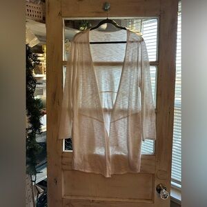 Chicos | Heathered White Cardigan